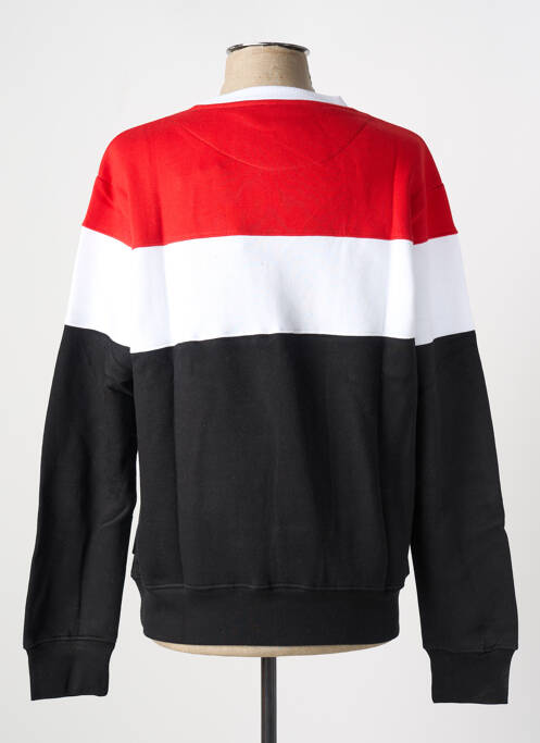 Pull col rond manches longues noir REDSKINS homme