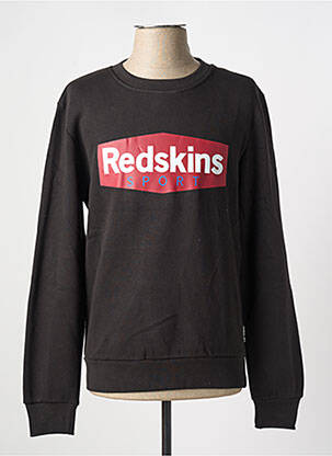 Pull col rond manches longues noir REDSKINS homme