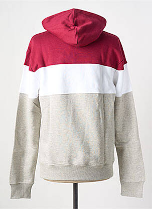 Sweat-shirt à capuche tissage jersey manches longues gris REDSKINS homme
