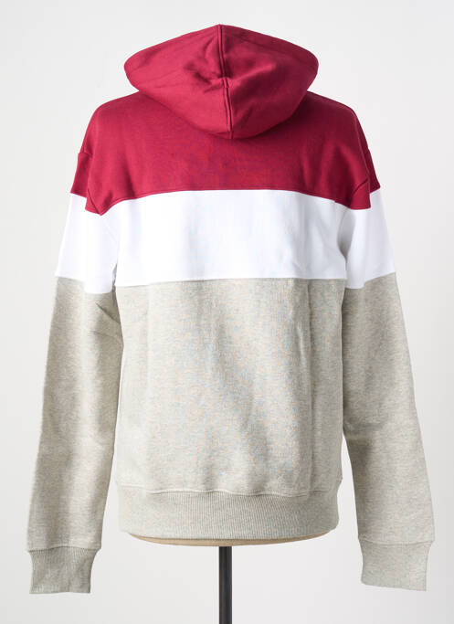 Sweat-shirt à capuche tissage jersey manches longues gris REDSKINS homme
