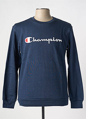 Pull bleu CHAMPION pour homme