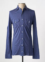 Chemise manches longues manches longues bleu LES GARCONS FACILES homme