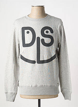 Pull col rond manches longues gris DIESEL homme