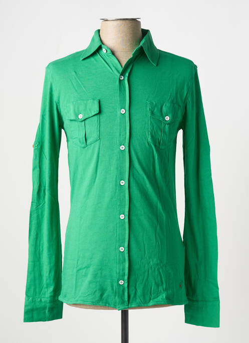 Chemise manches longues vert LES GARCONS FACILES pour homme