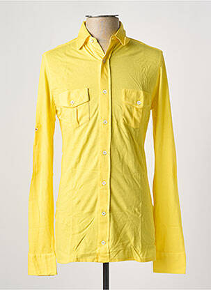 Chemise manches longues jaune LES GARCONS FACILES pour homme
