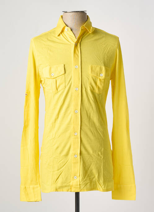Chemise manches longues jaune LES GARCONS FACILES pour homme