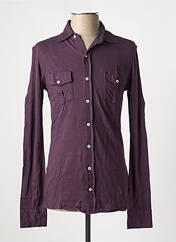 Chemise manches longues violet LES GARCONS FACILES pour homme seconde vue
