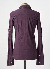 Chemise manches longues violet LES GARCONS FACILES pour homme seconde vue