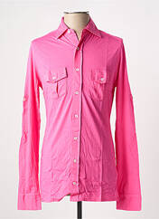 Chemise manches longues rose LES GARCONS FACILES pour homme seconde vue