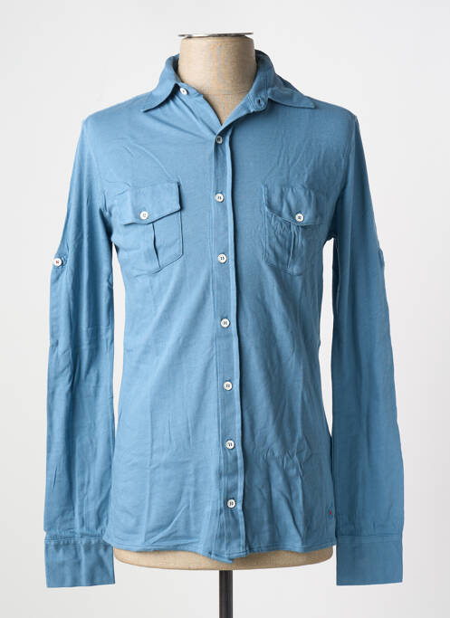 Chemise manches longues bleu LES GARCONS FACILES pour homme