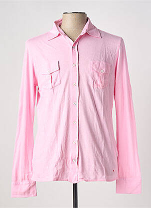 Chemise manches longues rose LES GARCONS FACILES pour homme