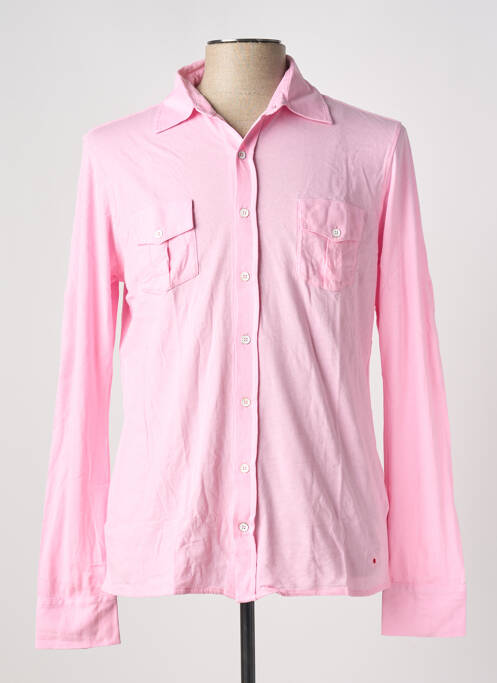 Chemise manches longues rose LES GARCONS FACILES pour homme
