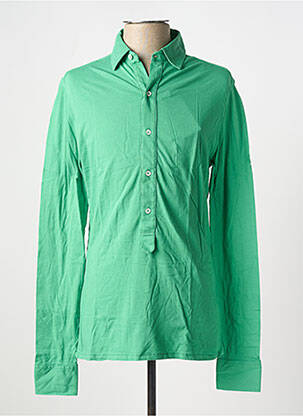 Polo manches longues manches longues vert LES GARCONS FACILES homme