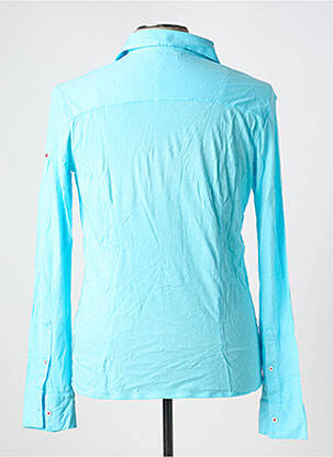 Polo manches longues manches longues bleu clair LES GARCONS FACILES homme