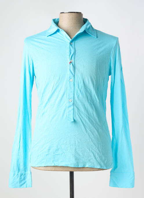 Polo bleu clair LES GARCONS FACILES pour homme