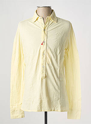 Polo manches longues manches longues jaune LES GARCONS FACILES homme