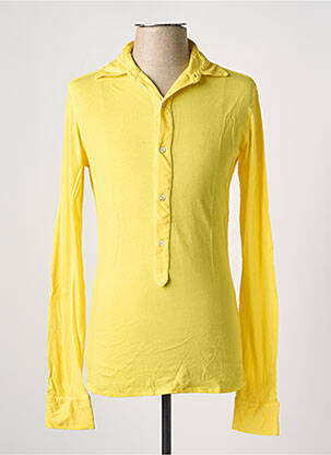 Polo manches longues manches longues jaune LES GARCONS FACILES homme