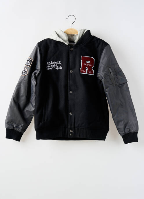 Blouson noir REDSKINS pour garçon