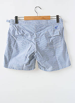 Short de bain imprimé rayures bleu LES GARCONS FACILES homme