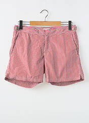 Short de bain rouge LES GARCONS FACILES pour homme seconde vue