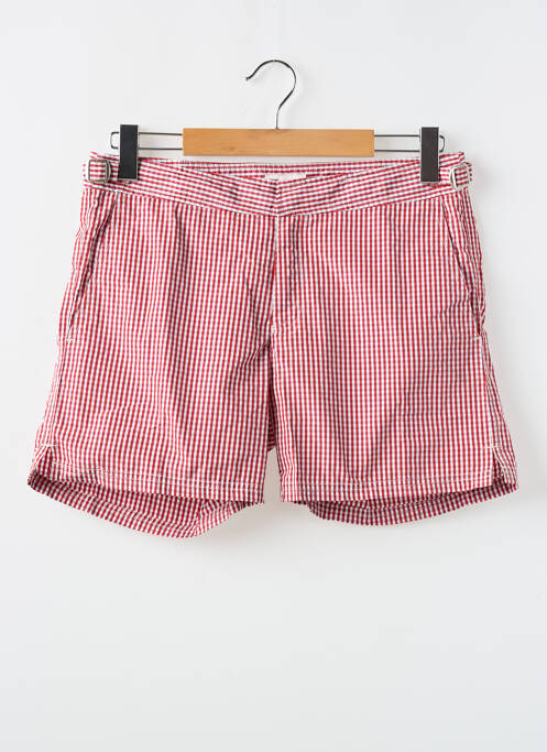 Short de bain rouge LES GARCONS FACILES pour homme