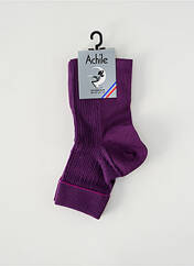 Chaussettes violet ACHILE pour femme seconde vue