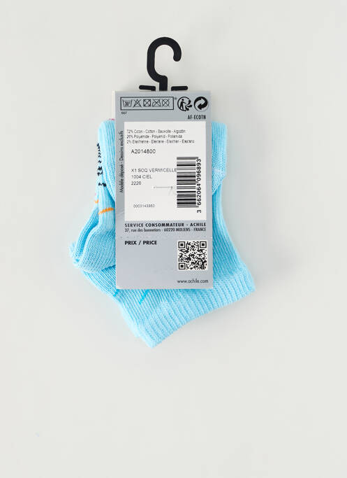 Chaussettes bleu ACHILE pour enfant