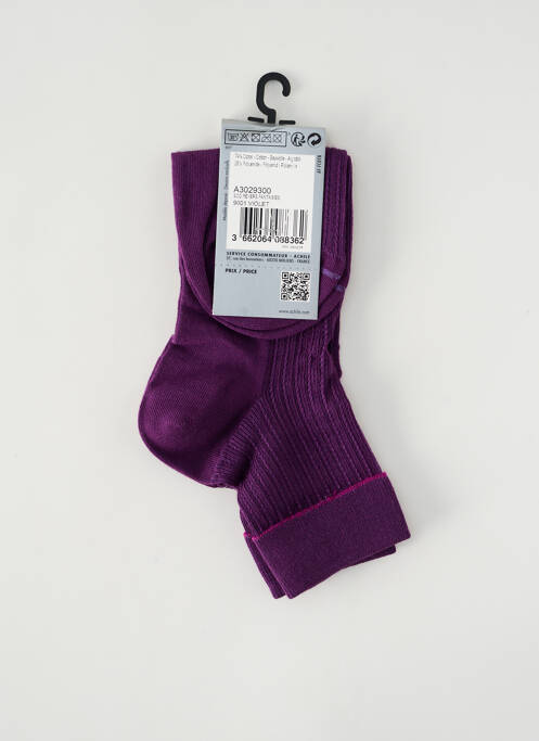 Chaussettes violet ACHILE pour femme