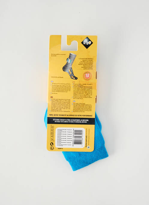 Chaussettes bleu THYO pour homme