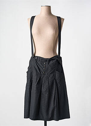 Jupe mi-longue coupe évasée noir TBS femme