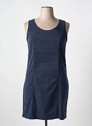 Robe mi-longue sans manche sans manche bleu TBS femme