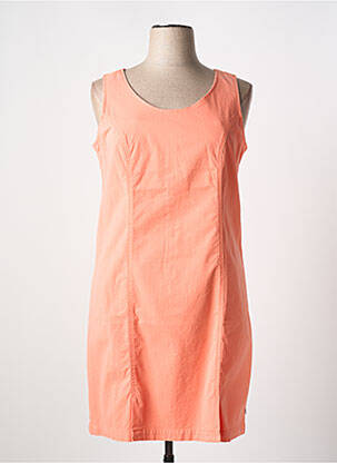 Robe mi-longue sans manche sans manche orange TBS femme