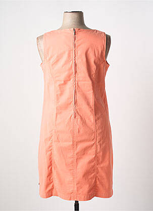 Robe mi-longue sans manche sans manche orange TBS femme