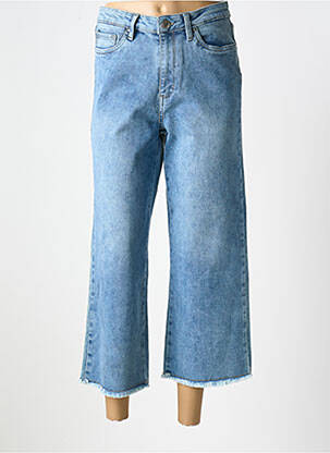 Jeans coupe large stretch taille normale bleu LCDN femme