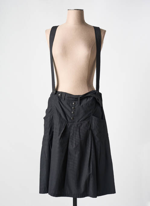 Jupe mi-longue coupe évasée noir TBS femme