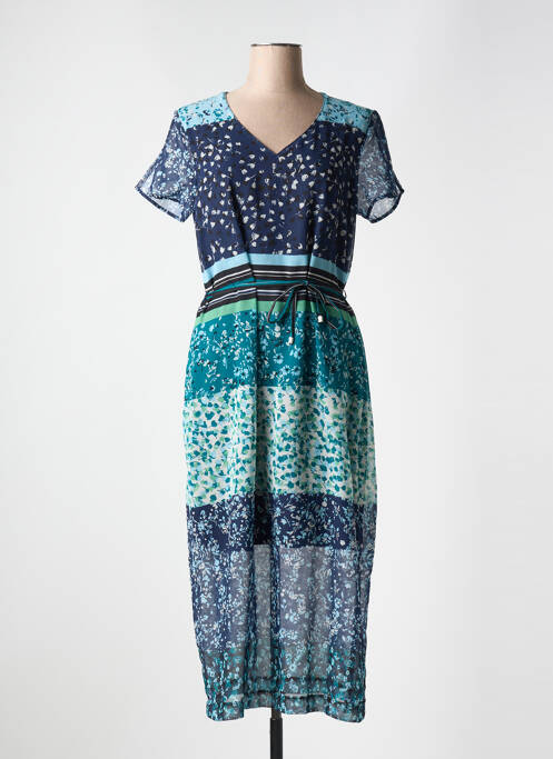 Robe longue bleu GRIFFON pour femme