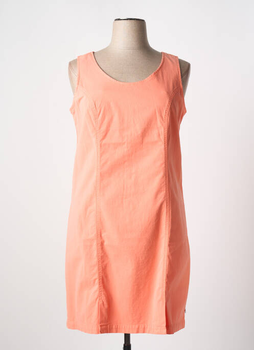 Robe mi-longue orange TBS pour femme