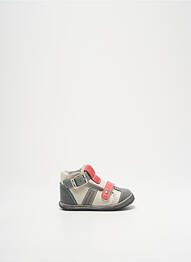 Sandales/nu pieds tissage satiné bout rond gris BELLAMY garcon