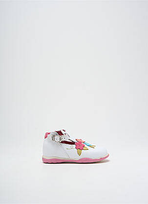 Sandales/nu pieds bout rond bout rond blanc MINIBEL fille