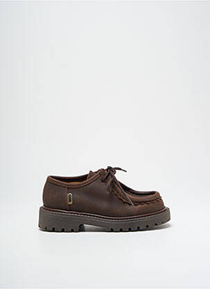 Derbies bout rond talon bas marron GBB garcon