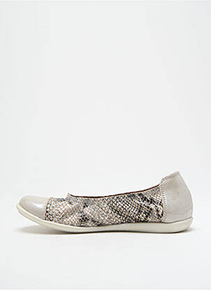 Ballerines impression bout rond gris BELLAMY fille