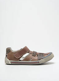 Sandales/nu pieds semelle amovible bout rond marron BELLAMY garcon