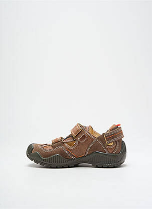 Sandales/nu pieds semelle amovible bout rond marron PRIMIGI garçon