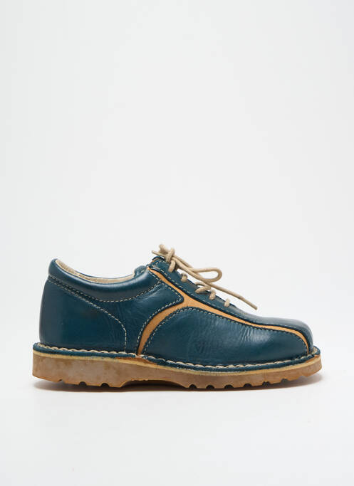Derbies matière lisse bout carré bleu PTI TOM garcon