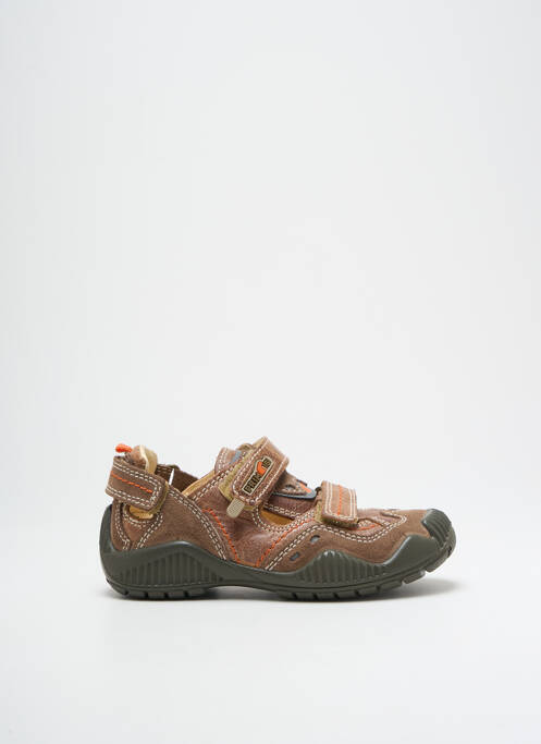 Sandales/nu pieds semelle amovible bout rond marron PRIMIGI garcon
