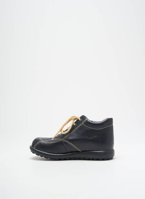 Baskets matière lisse bout rond bleu GBB enfant