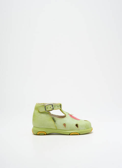 Sandales/Nu pieds vert PAMPABLUE pour fille