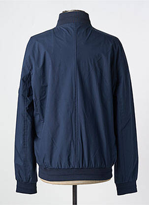 Blouson finition intérieure doublure imprimée bleu IZAC homme