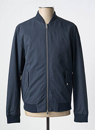 Blouson finition intérieure doublure imprimée bleu SELECTED homme