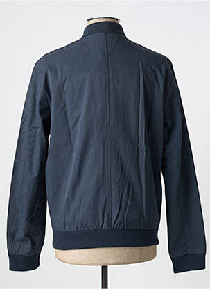 Blouson finition intérieure doublure imprimée bleu SELECTED homme